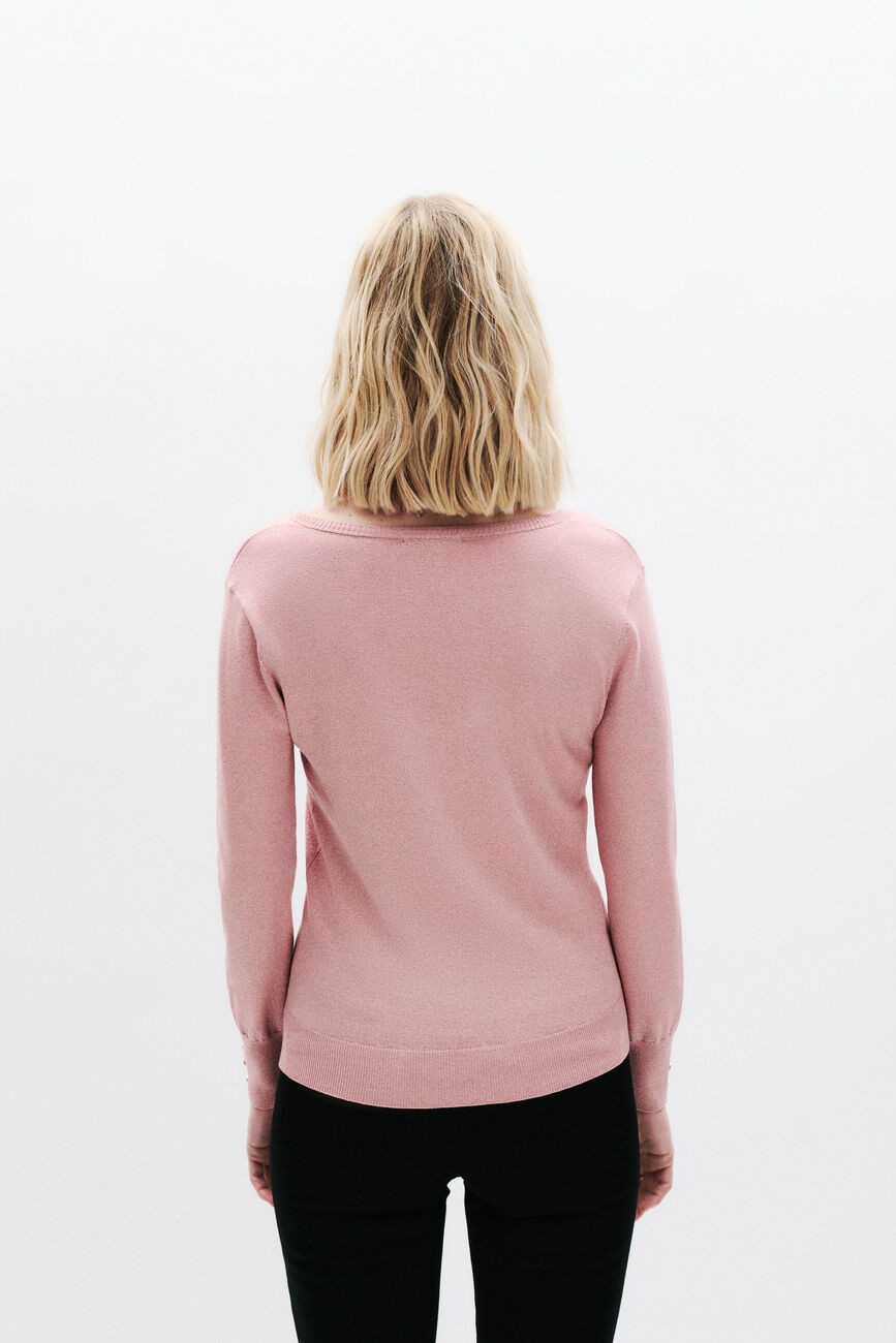 Pull Mempha rose pastel femme