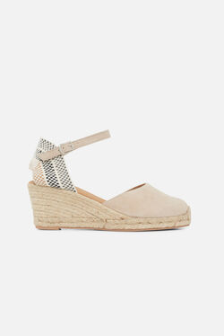 Chaussures compensées ibrine beige femme
