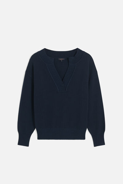 Pull marcie bleu marine femme