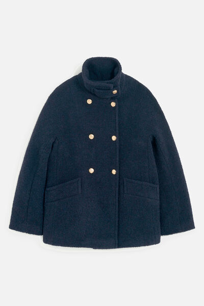 Jas Gaby marineblauw vrouw