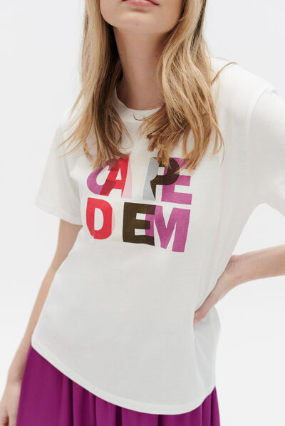 T-shirt taren blanc femme