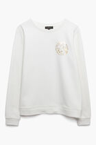 Jasmine sweatshirt ivory woman
