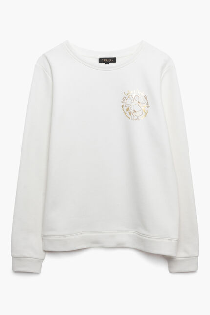 Felpa Jasmin avorio donna