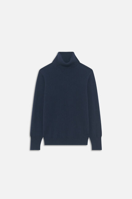 Pullover dylan b 100% Kaschmir marineblau damen