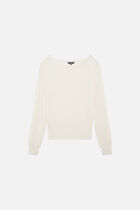 Sweater Mvirginia ecru woman
