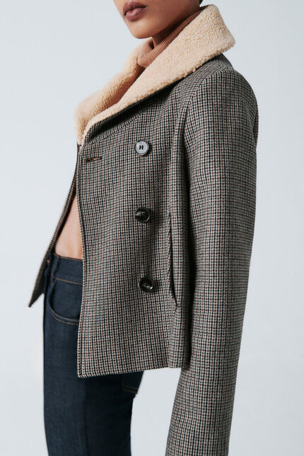 Manteau maviateur vert kaki femme