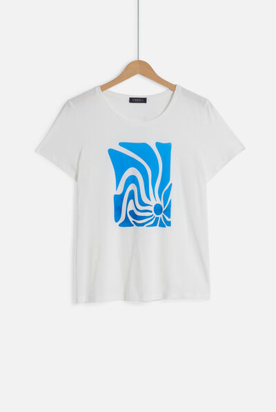 tshirt lydia ecru femme