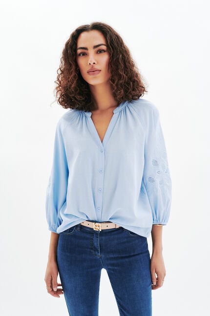 Caubie-Hemd himmelblau damen