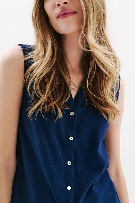 Maglietta Tester blu navy donna