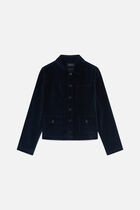 Vminatavelours jacket navy blue woman