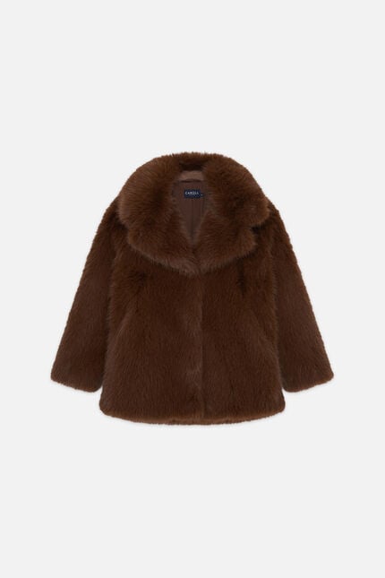 Manteau Grizly marron chocolat femme
