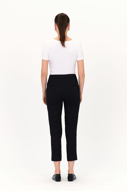 Pantalon pallan bleu marine femme