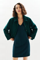 Gvanderu coat teal woman