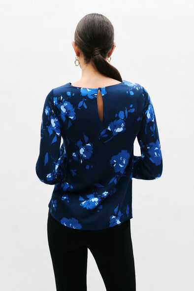 Blouse Lena bleu marine femme