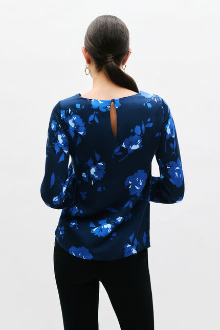 Blouse Lena bleu marine femme