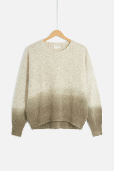 pull angela vert kaki femme