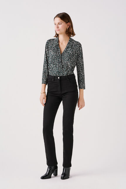pantalon droit darling noir femme