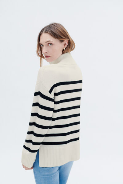 Pull maribel ivoire femme