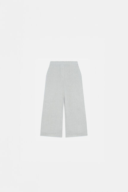 Pantalon pandi 100% lin sable femme