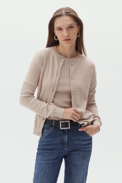 gilet paul beige femme