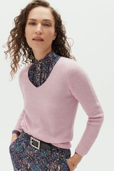 pull gaelle parme femme