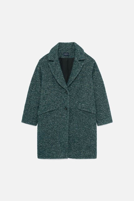 Grissini coat teal woman