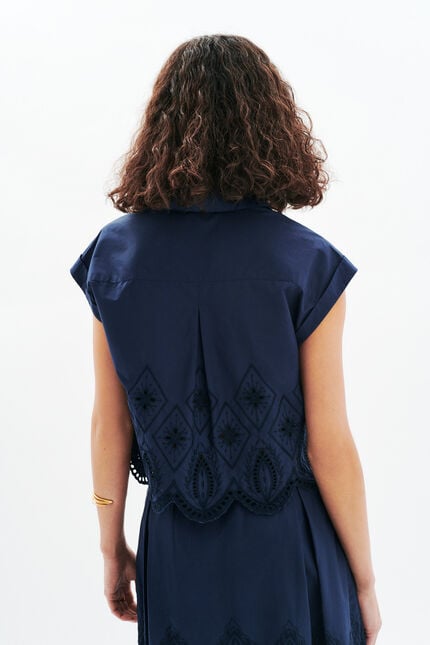 Chemise Romy bleu marine femme
