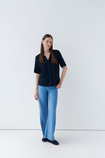 T-shirt testelo bleu marine femme
