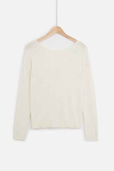 pull lilia ivoire femme