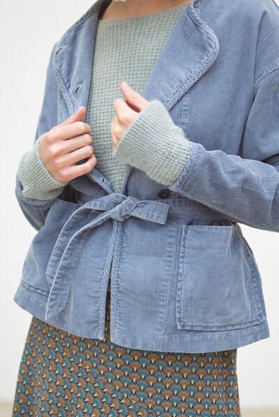 veste lola bleu violet femme