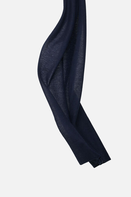 Echarpe mabel 100% cachemire bleu marine femme