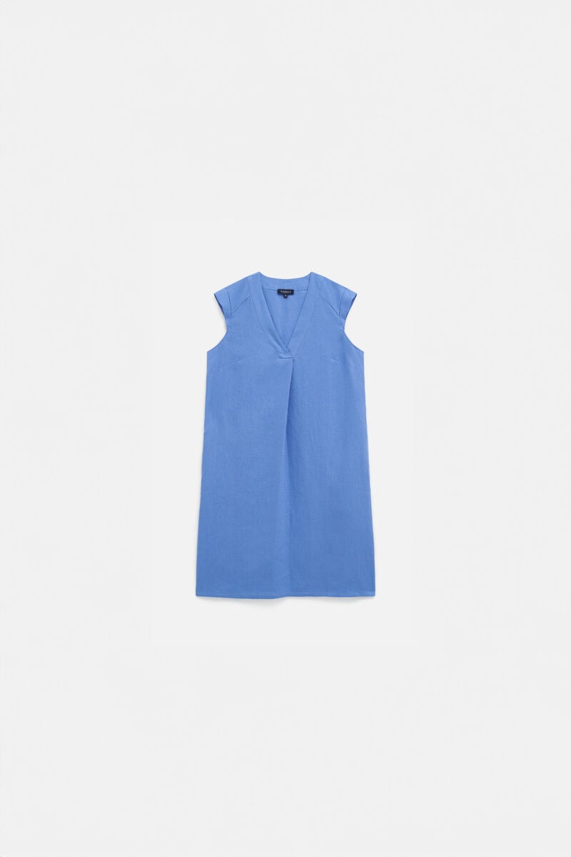robe pamela 100 lin bleu violet femme robe pamela 100% lin bleu violet femme