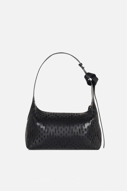 Sac Soalia en cuir noir femme