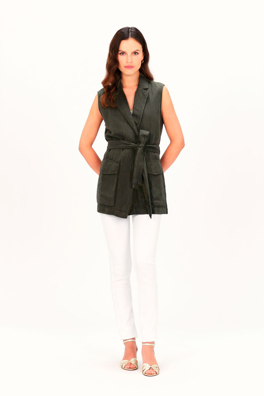 Veste veracruz vert kaki femme