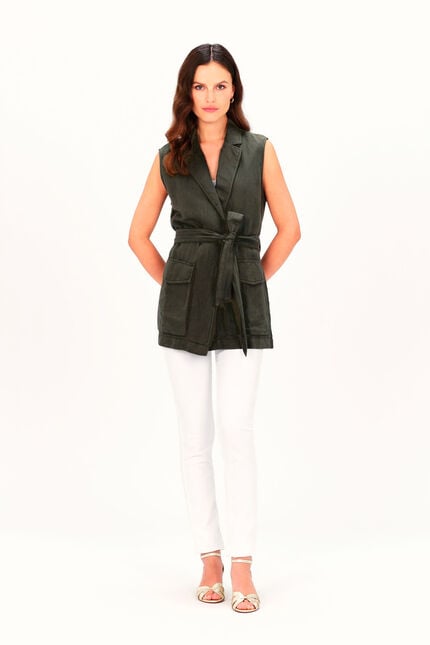 Veste veracruz vert kaki femme