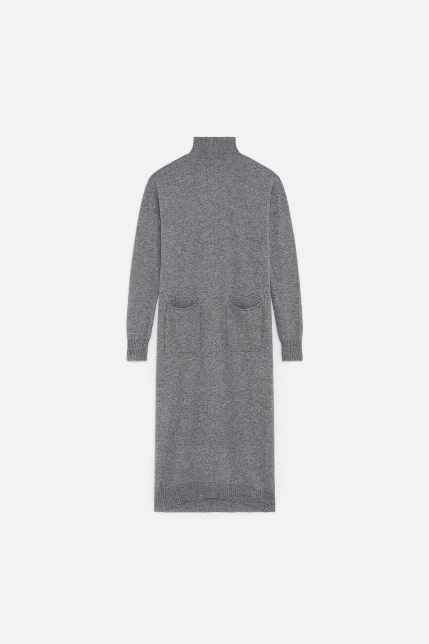 Rnora dress made in Italy grey woman