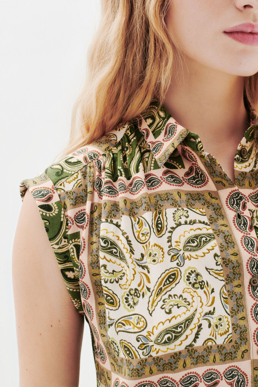 Blusa Celora2 verde caqui mulher