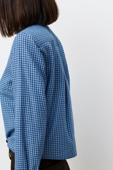 Chemise Cyrielle bleu gris femme