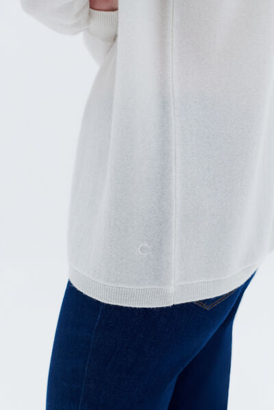 Pull mamelie ivoire femme