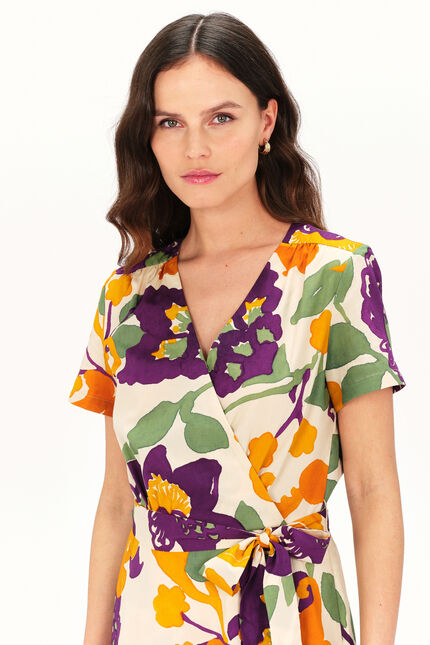 Robe rybie rose framboise femme