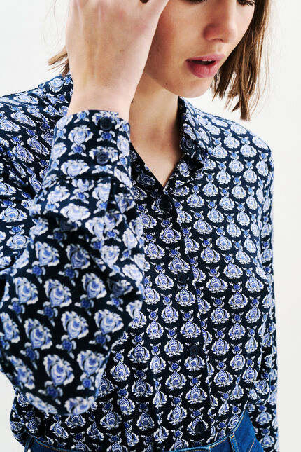 T-shirt Tjustine denim stone damen
