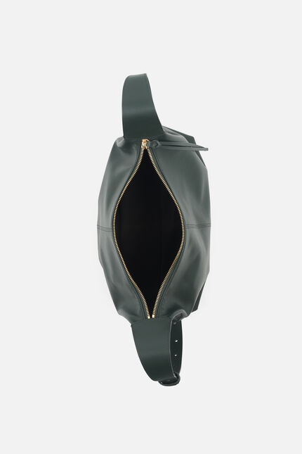 Sac soane en cuir naturel vert kaki femme