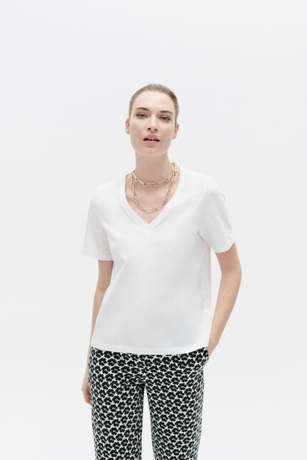 T-Shirt Tsally weiss damen