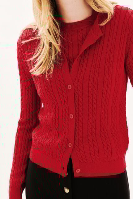 Gilet Mjules rouge femme