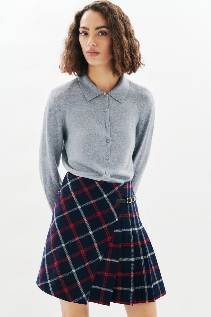Jmargaret skirt navy blue woman
