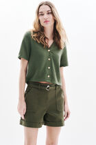 tvacances t-shirt khaki green woman