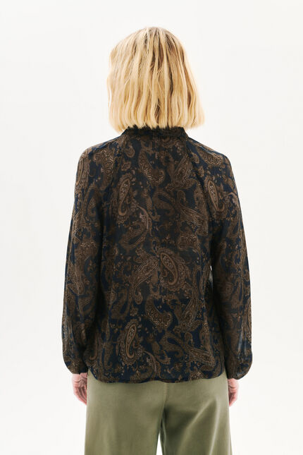 Blusa Csylvia azul-marinho mulher