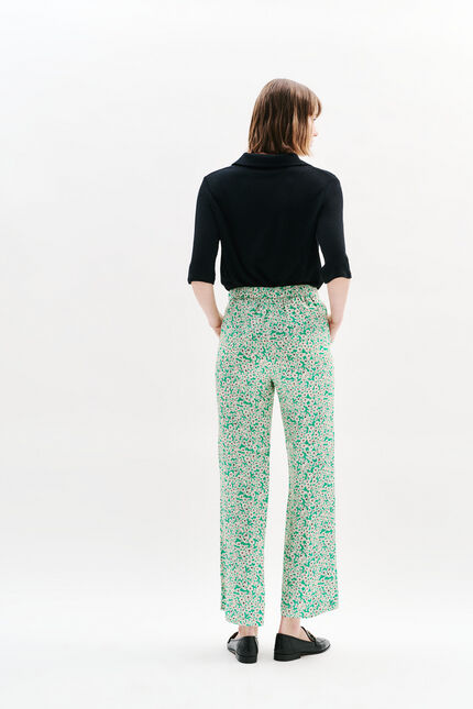 Pantalón Patoche verde esmeralda mujer