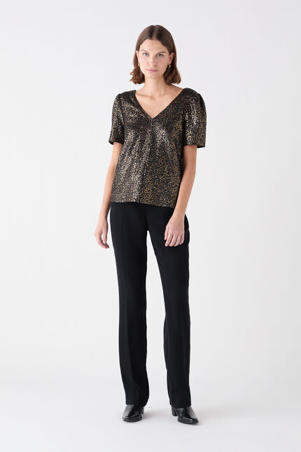 T-shirt talex couleur cuivre femme