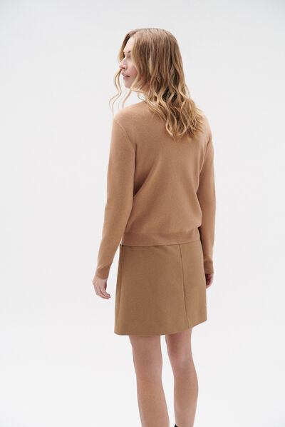 cardigan harold camel femme